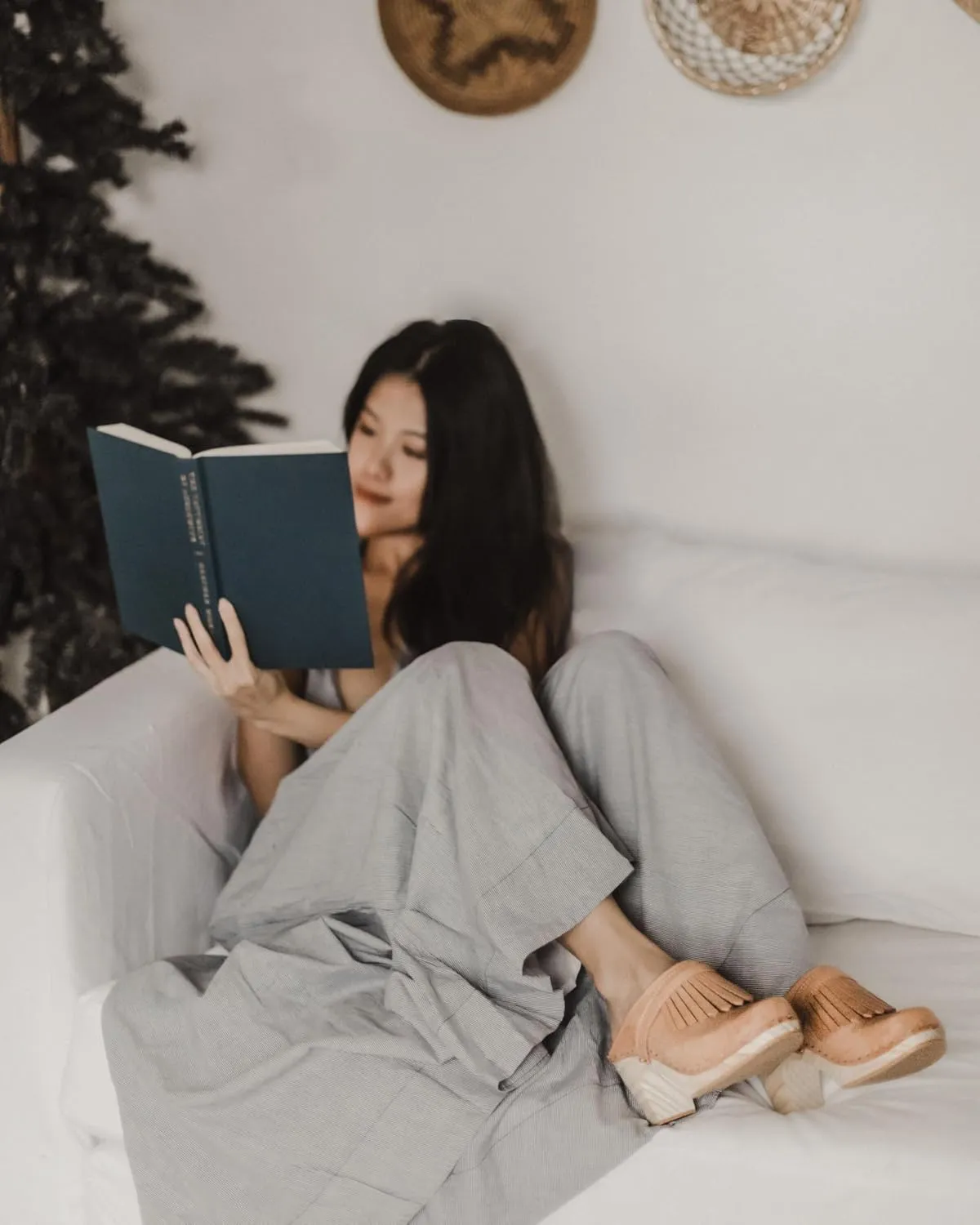 Sandgrens Handmade Swedish Wood Clogs for Women, High Rise Mule | Venice