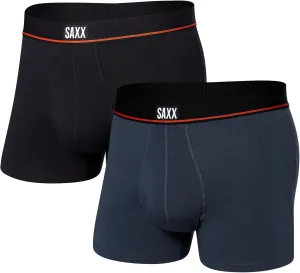 SAXX Underwear Co. Men's Underwear with Pouch Non-Stop Stretch Cotton Trunk Fly 2Pk