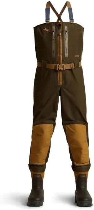 Sitka Gear | Delta Zip Wader | Earth Color | Optifade Concealment | Aerofoam Insulated Boot | Reinforced Knee & Shin Pads | Waterproof YKK Aquaseal Zipper | Extra Large 10 Boot (600238-EA-XL-10-Sitka)