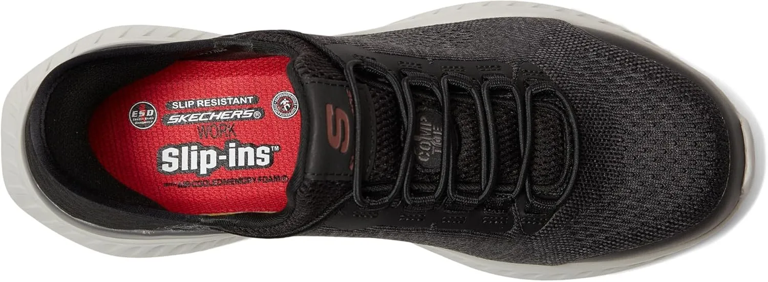 Skechers Men's Tilido ESD Comp Toe Sneaker