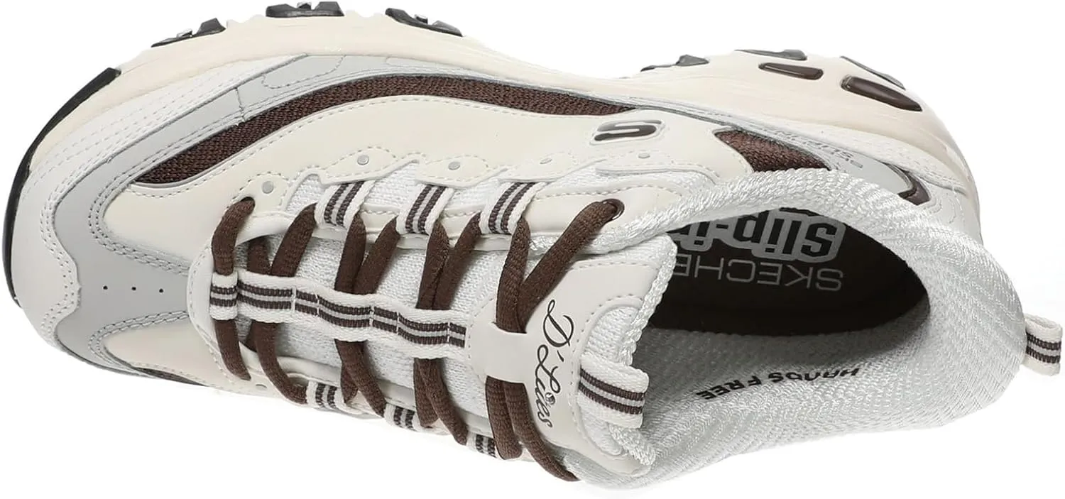 Skechers Women's D'Lites-Smooth Nostalgia, Hands Free Slip-ins Sneaker