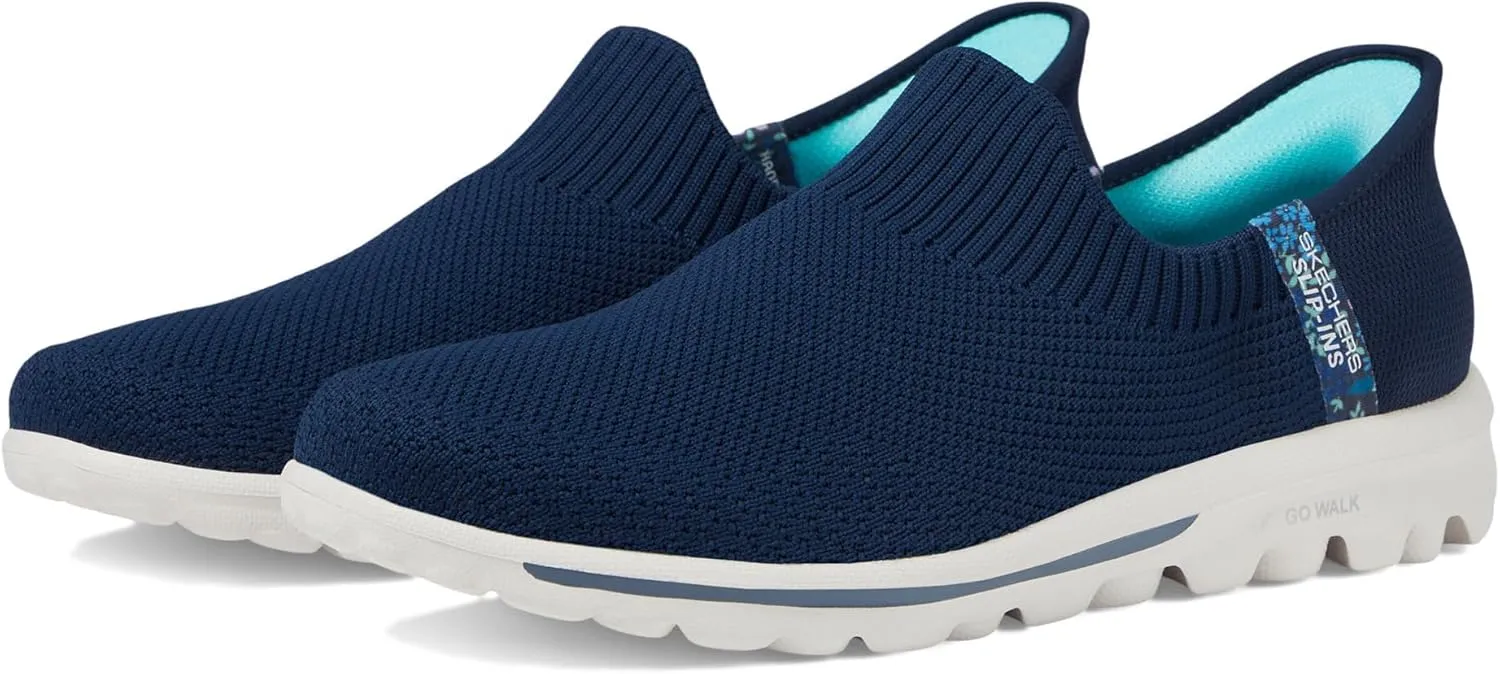 Skechers Women's Go Walk Travel Tahiti Sunset Hands Free Slip-ins Sneaker