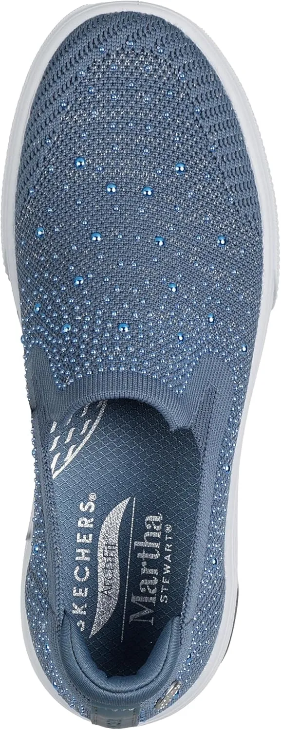 Skechers Women's Martha Stewart:Arch Fit Arcade-Glitz Gal Sneaker