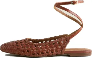 Slingback Flats for Women Comfortable Breathable, Round Toe Stylish and Popular Style Shoes for Formal Occasions
