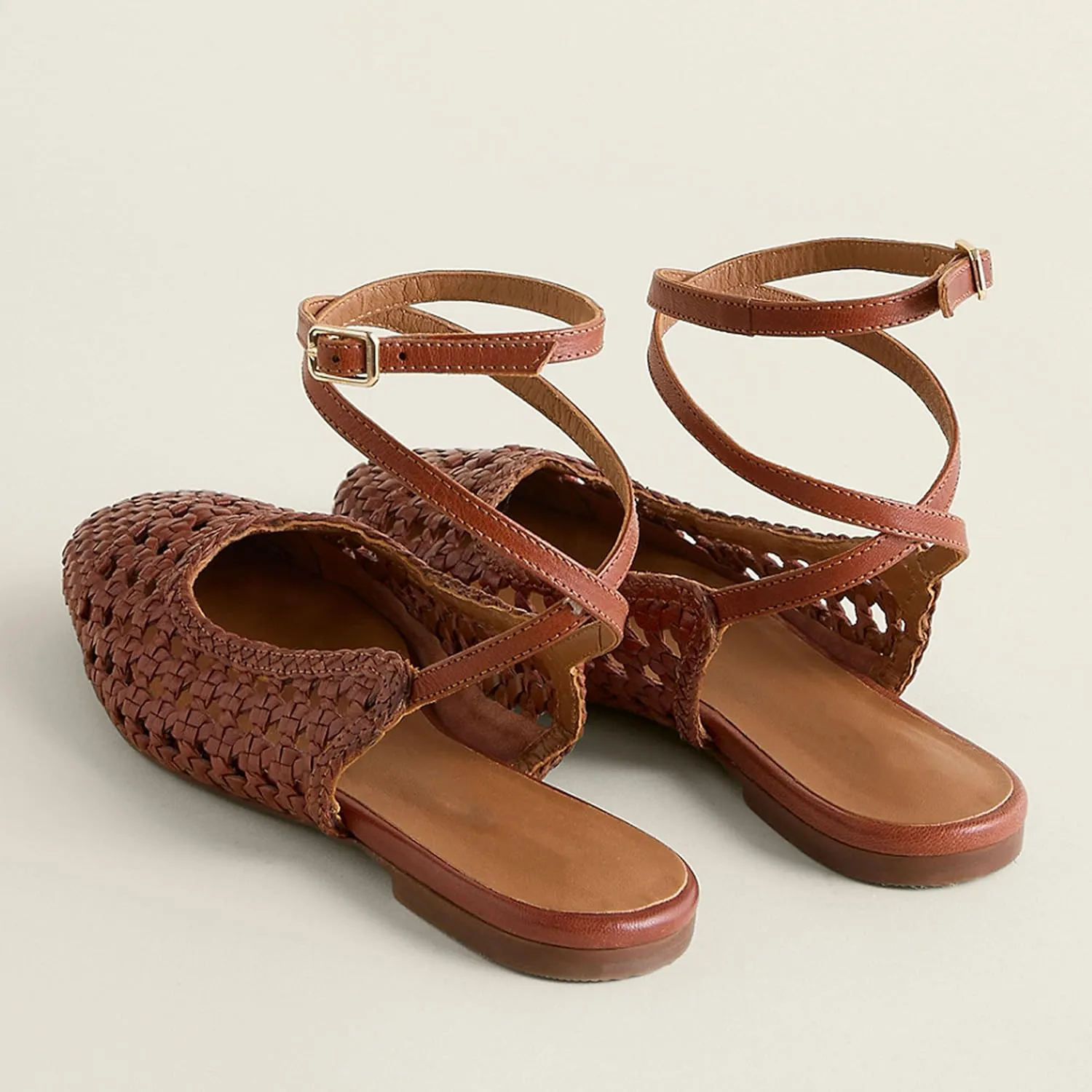 Slingback Flats for Women Comfortable Breathable, Round Toe Stylish and Popular Style Shoes for Formal Occasions
