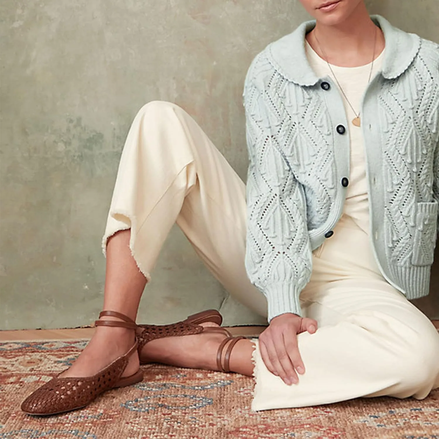 Slingback Flats for Women Comfortable Breathable, Round Toe Stylish and Popular Style Shoes for Formal Occasions