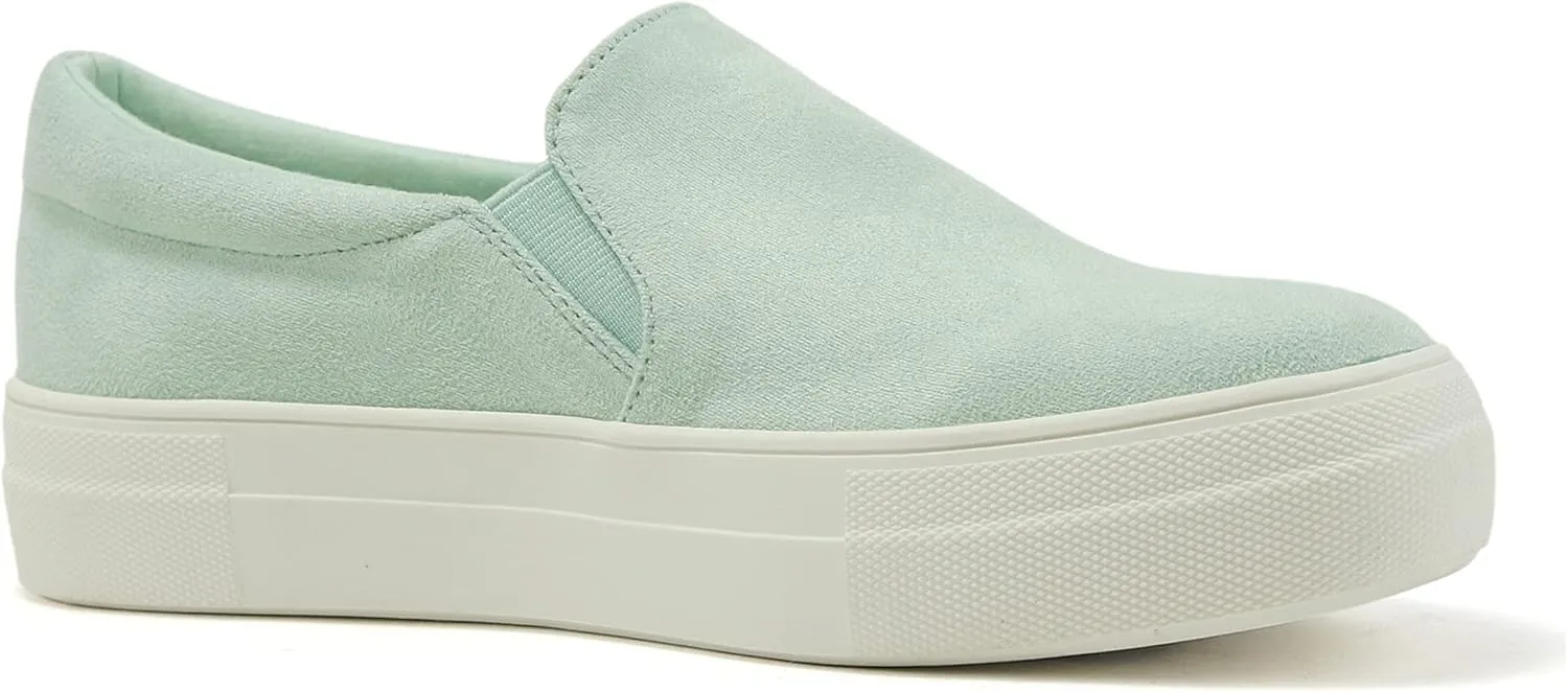 Soda TOPSHOE ave- Hike Platform Slip- On Sneaker w/Cushion Foam