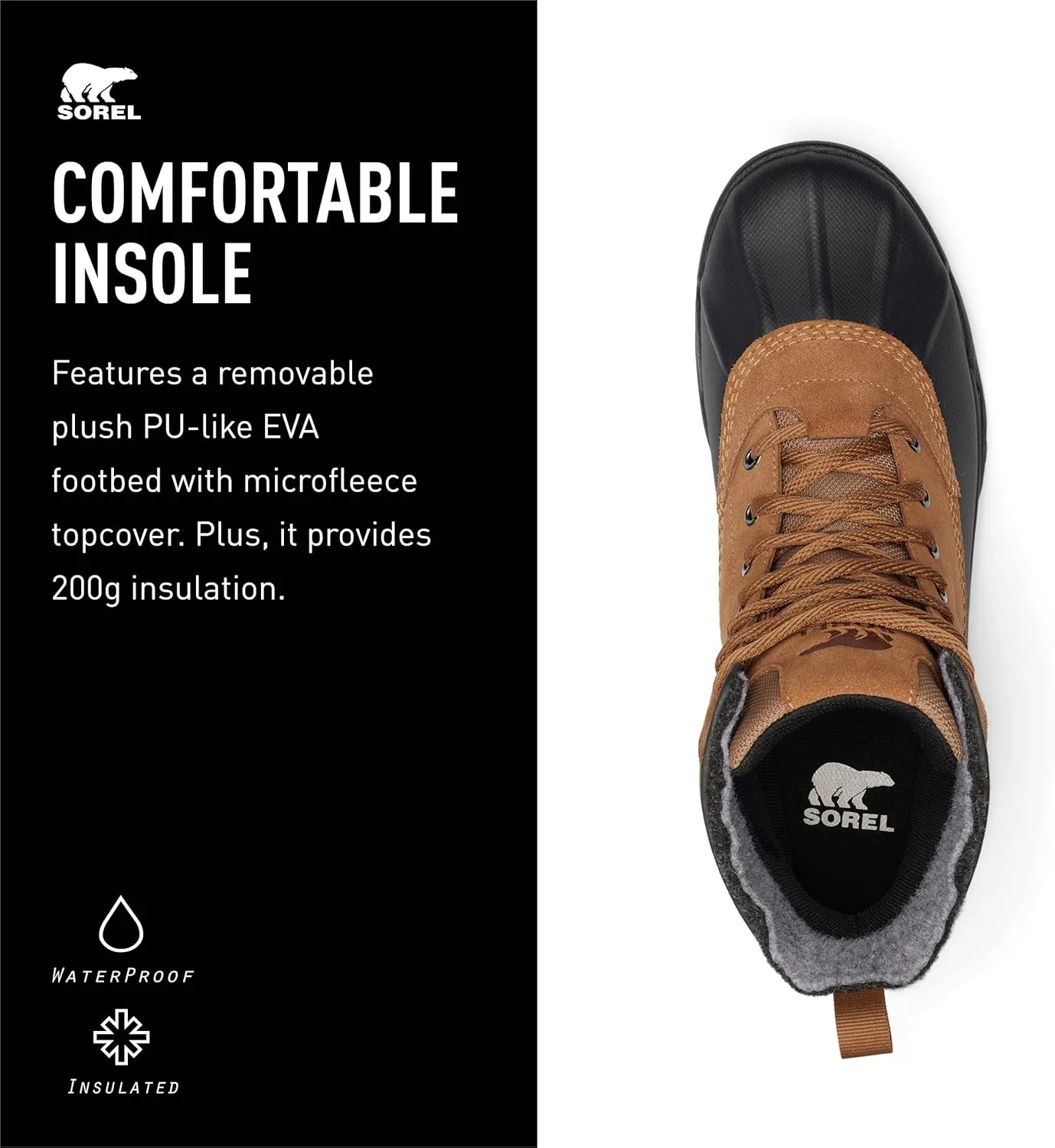 SOREL Men's Buxton Lite Waterproof Boot