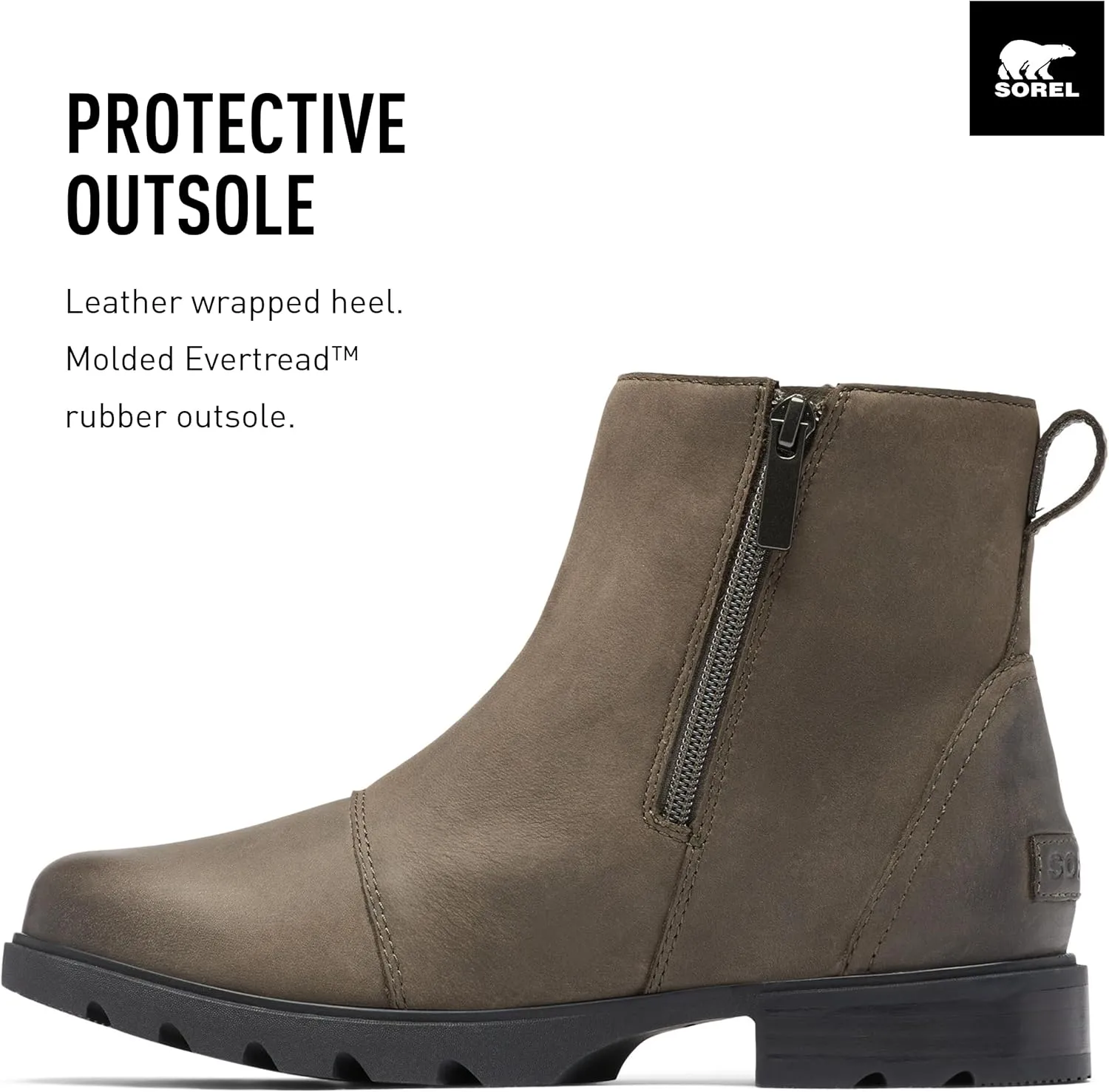 SOREL Women's Emelie lll Zip Waterproof Boot