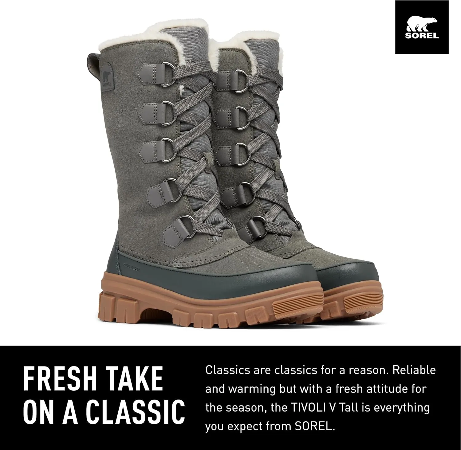 SOREL Women's Tivoli V Tall Waterproof Boot