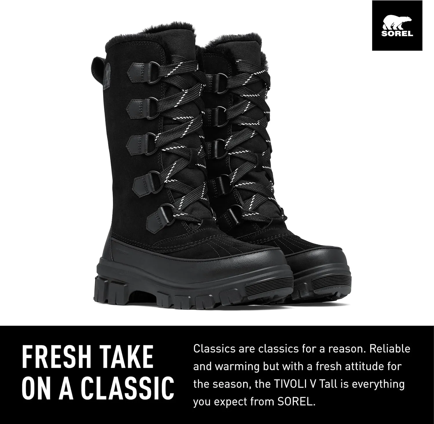 SOREL Women's Tivoli V Tall Waterproof Boot