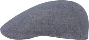 Stetson Herringbone Linen Flat Cap Men | Made in The EU