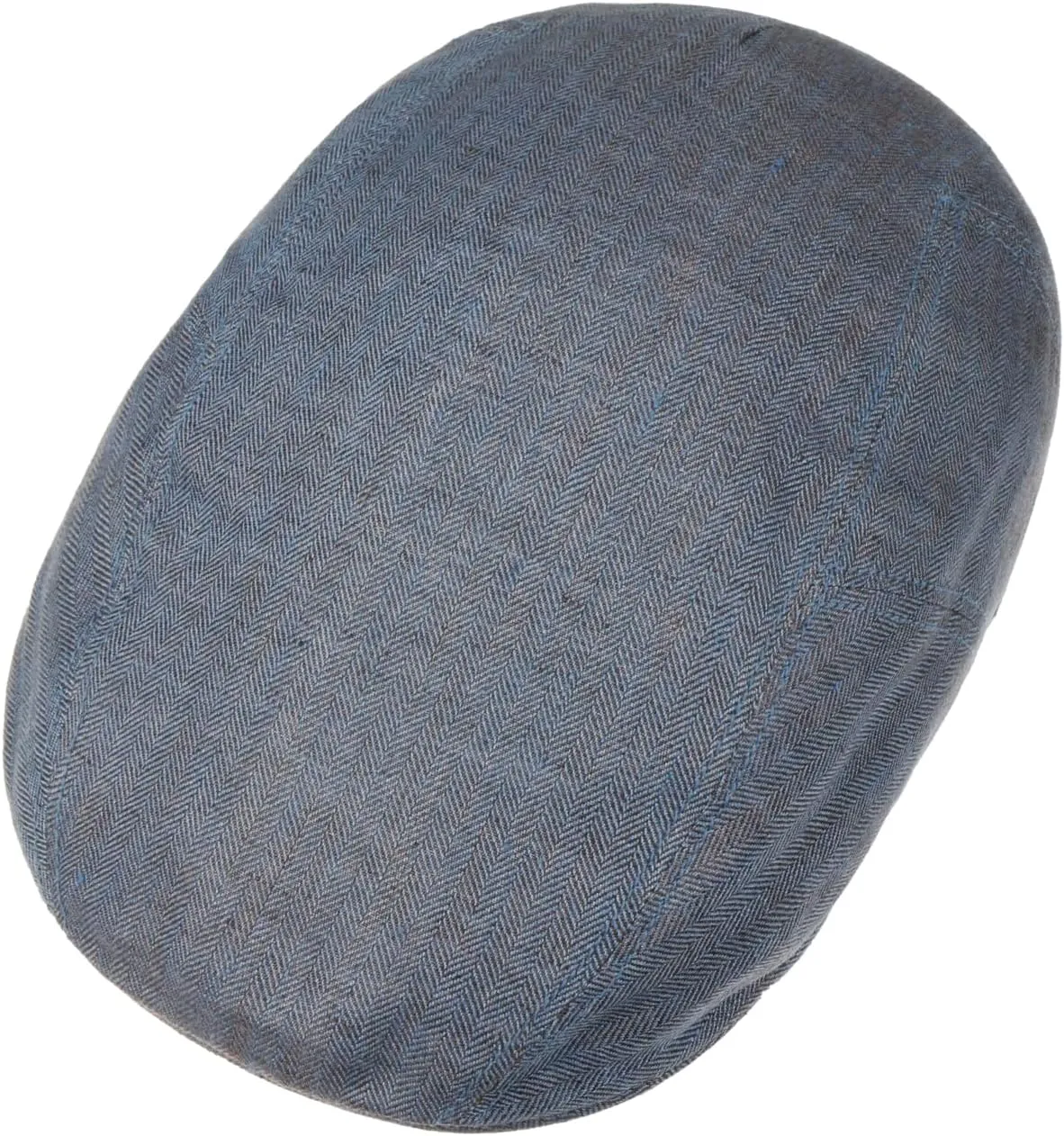 Stetson Herringbone Linen Flat Cap Men | Made in The EU