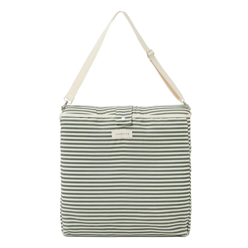 Sunnylife Reclining Beach Chair The Vacay Olive
