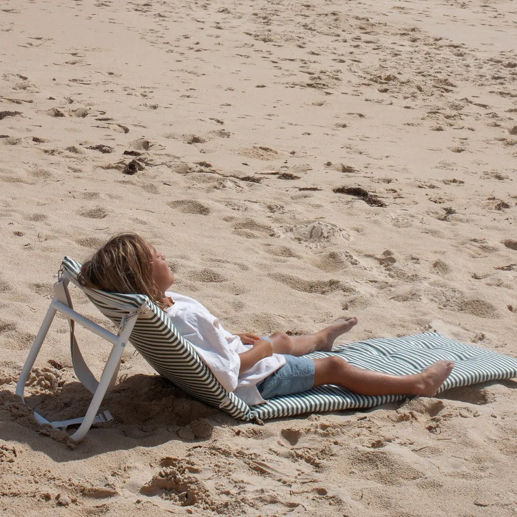 Sunnylife Reclining Beach Chair The Vacay Olive