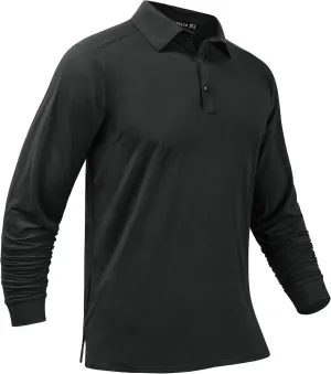 TAPULCO Mens Quick Dry Golf Shirts Casual Athletic Stretch Sports Polo Collared T-Shirts
