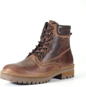 Testosterone Shoes Men's Hawk Eyes Genuine Leather Soft Toe Fashion Work Boot