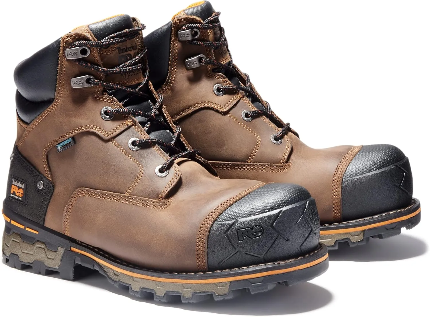 Timberland PRO Men's 6 Inch Boondock Comp Toe WP Ins Industrial Work Boot