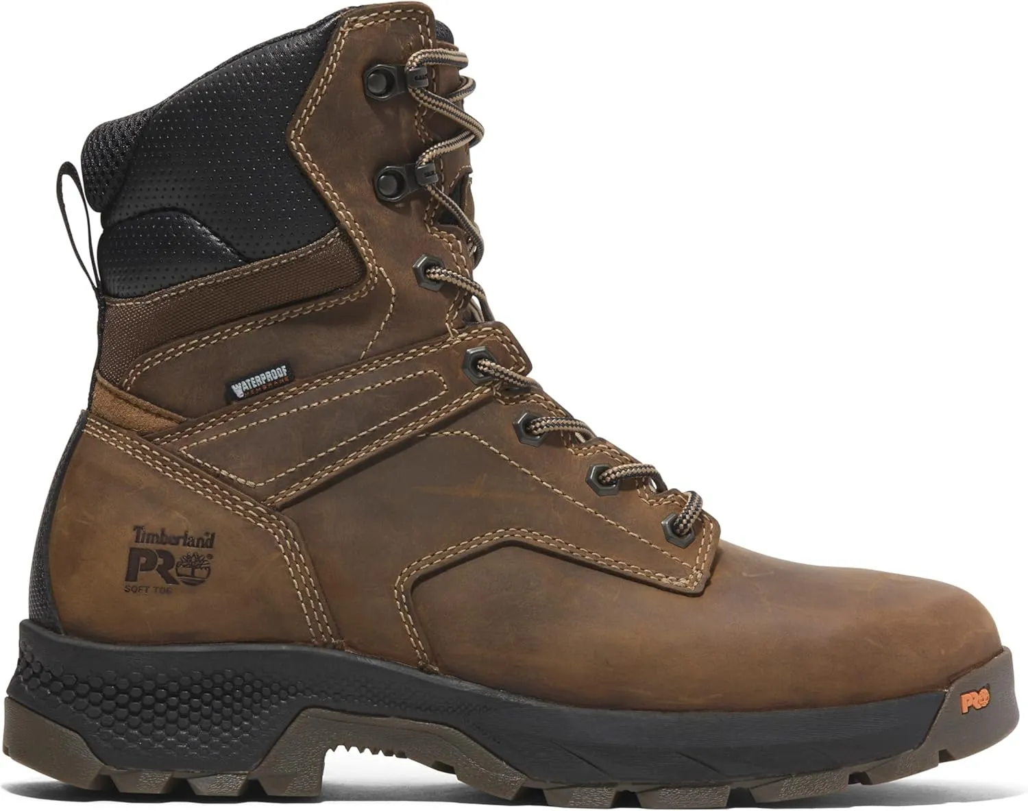 Timberland PRO Men's, Titan EV 8-inch Soft Toe Waterproof Boot