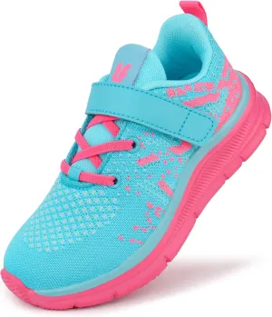 Tobfis Boys Girls Kids Arch Support Strap Athletic Running Tennis School Shoes Breathable Walking Sneakers Better for Flat Feet (Toddler/Little/Big Kid)