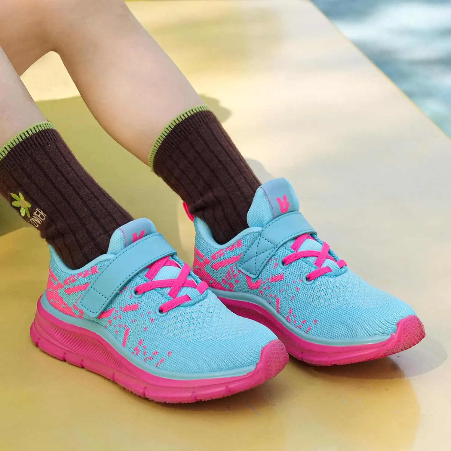 Tobfis Boys Girls Kids Arch Support Strap Athletic Running Tennis School Shoes Breathable Walking Sneakers Better for Flat Feet (Toddler/Little/Big Kid)