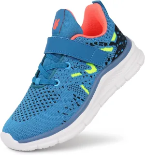 Tobfis Boys Girls Kids Arch Support Strap Athletic Running Tennis School Shoes Breathable Walking Sneakers Better for Flat Feet (Toddler/Little/Big Kid)