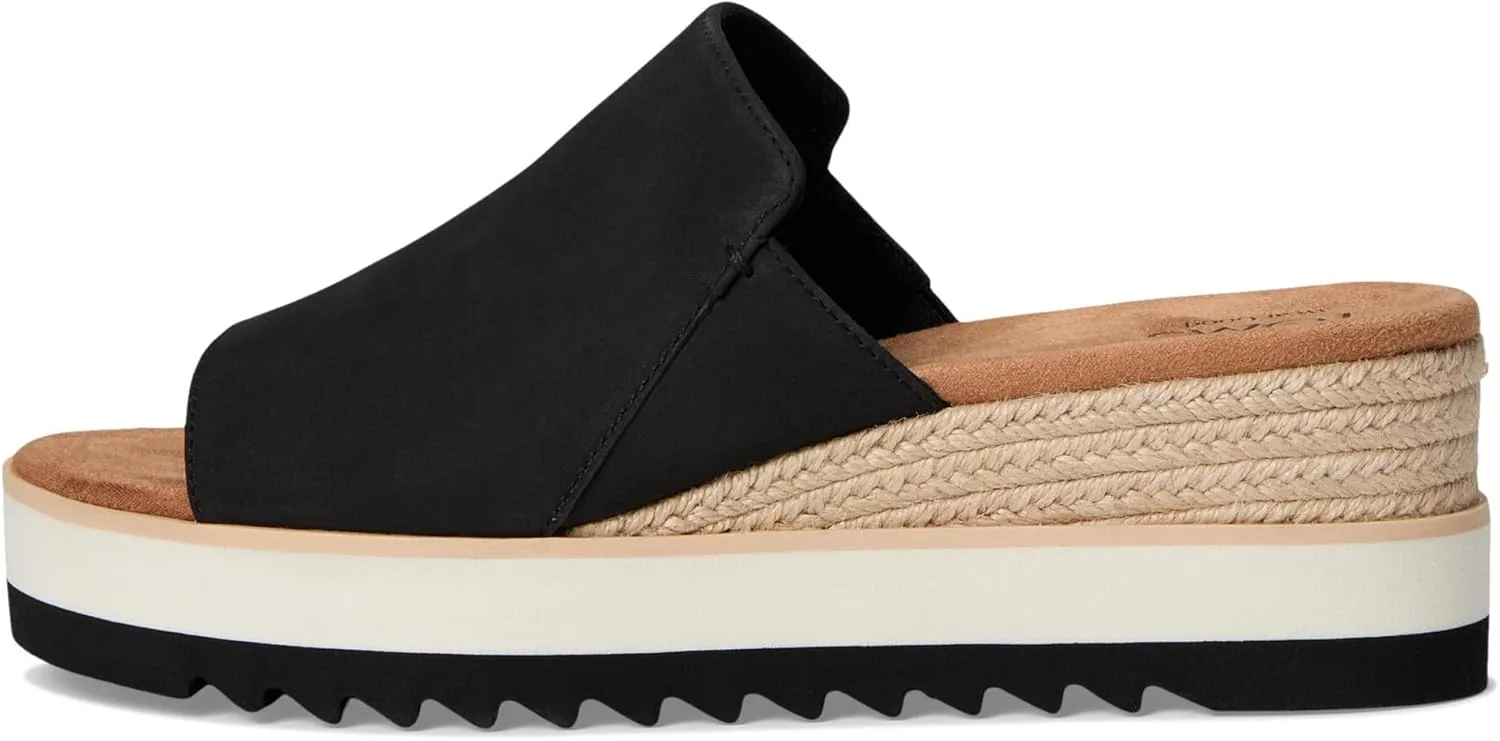 TOMS Women's Diana Mule Espadrille Wedge Sandal