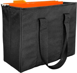 Trenton Gifts Foldable File Bag. Black