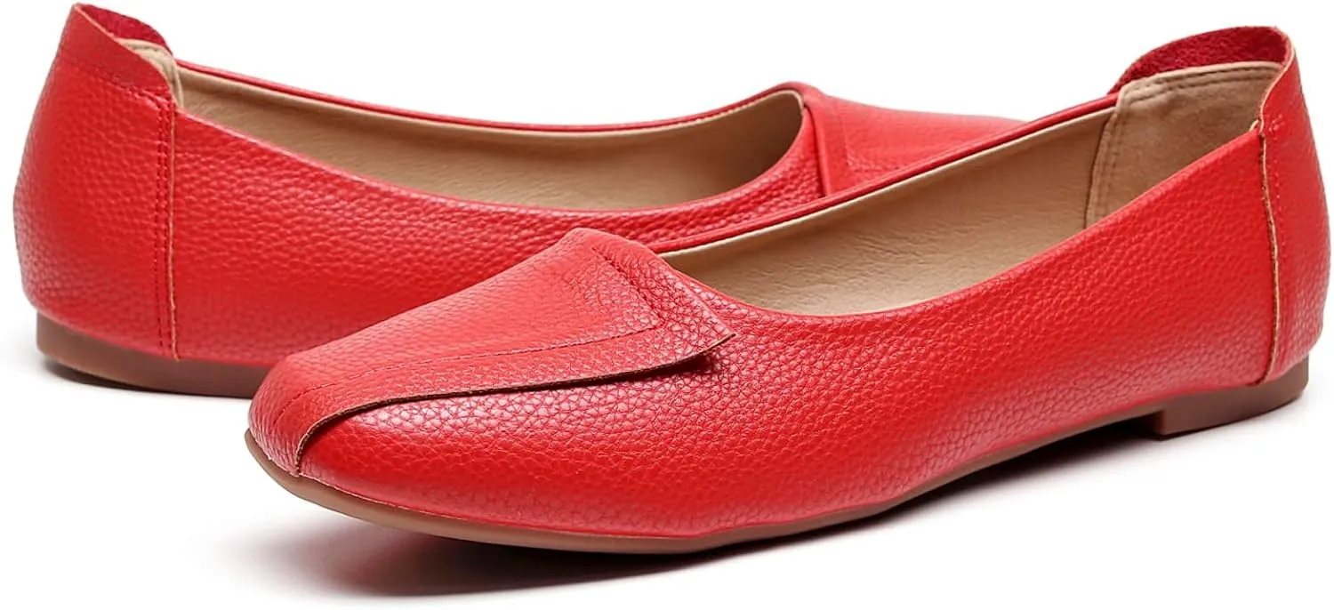 VenusCelia Women's Plain Dance Flat Shoe