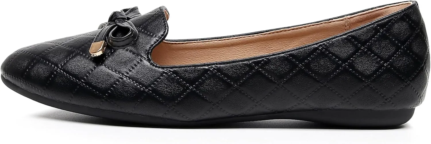 VenusCelia Women's Serenity Bow Flat Shoe