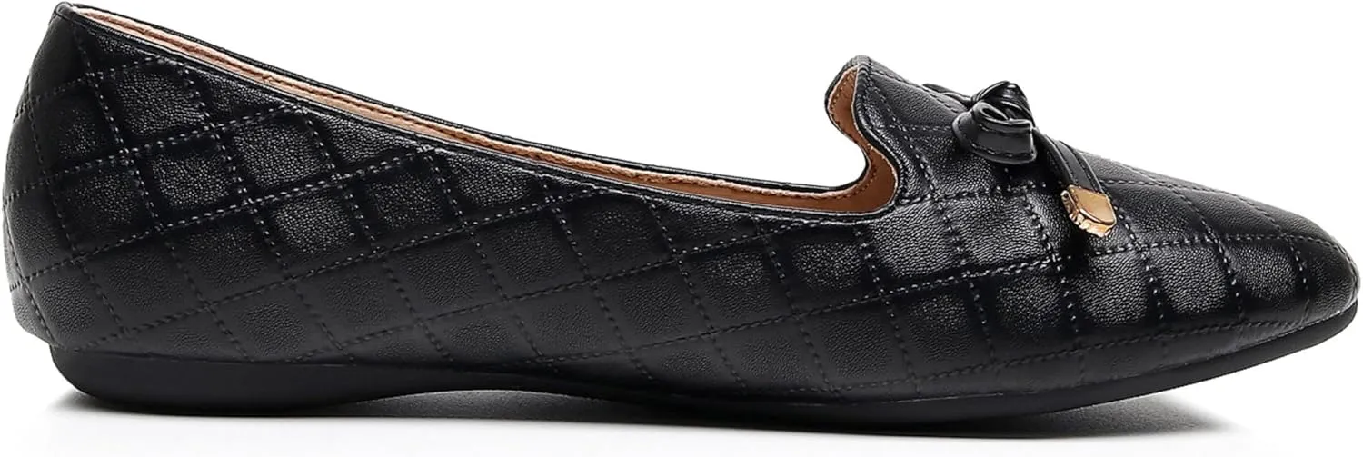 VenusCelia Women's Serenity Bow Flat Shoe