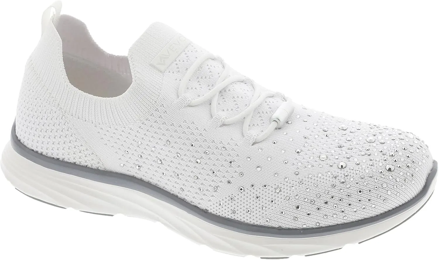 Vevo Active Women's Steffi Rhinestone Embellished Slip-On Sneaker