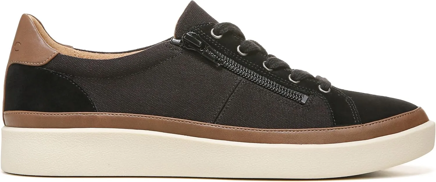 Vionic Women's Essence Mayra Suede Fashion Sneaker- Supportive Casual Shoes That Includes a Built-in Arch Support Orthotic Footbed That Corrects Pronation and Helps Heel Pain, Sizes 5-12