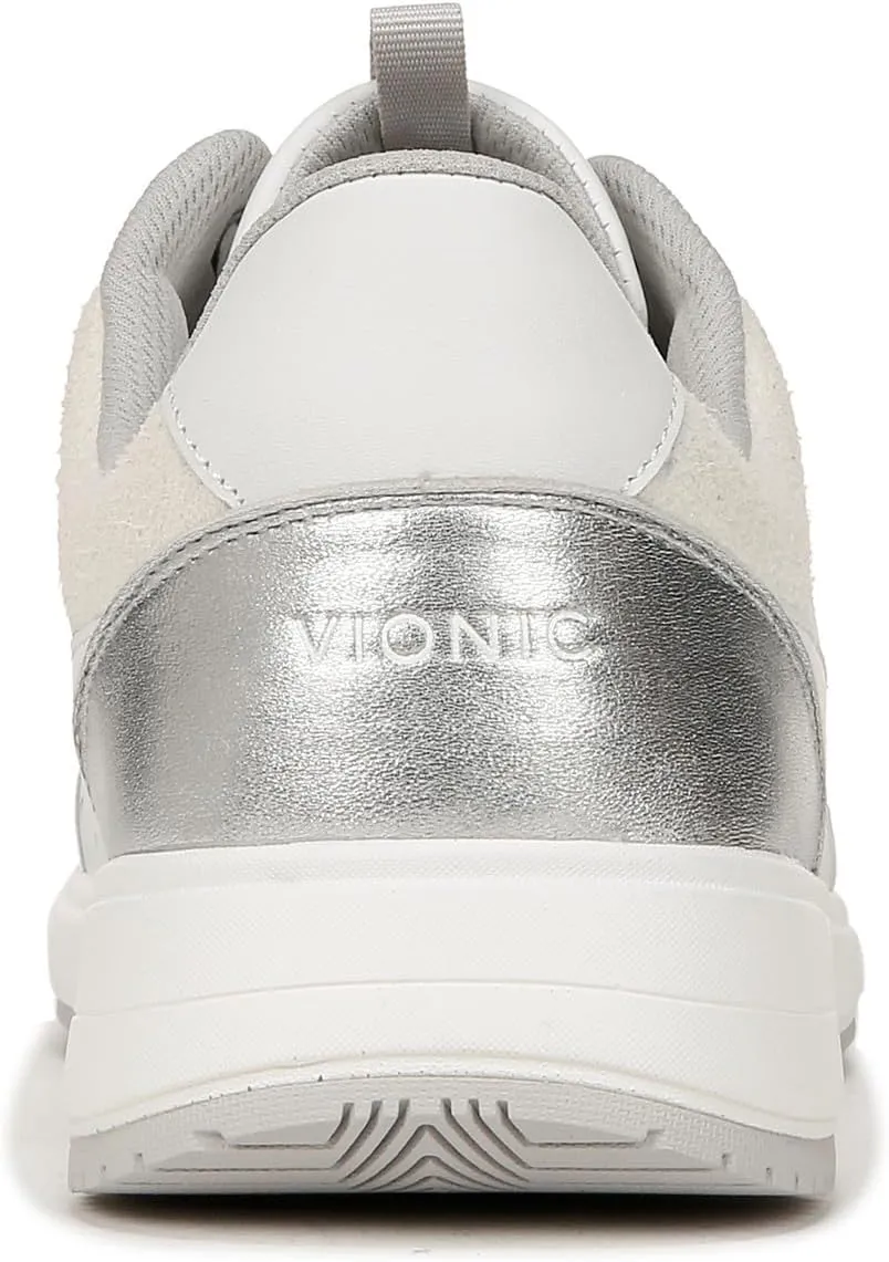 Vionic Women's Fashion Sneaker Nova – Comfortable Lace Up That Includes a Built-in Arch Support Insole That Helps Correct Pronation and Alleviate Heel Pain Caused by Plantar Fasciitis, Medium Width