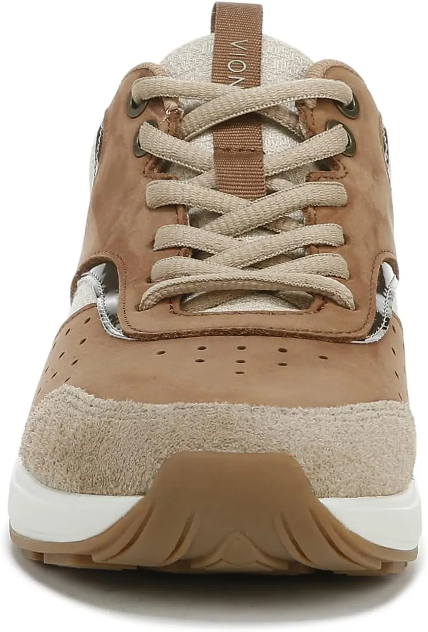 Vionic Women's Fashion Sneaker Nova – Comfortable Lace Up That Includes a Built-in Arch Support Insole That Helps Correct Pronation and Alleviate Heel Pain Caused by Plantar Fasciitis, Medium Width