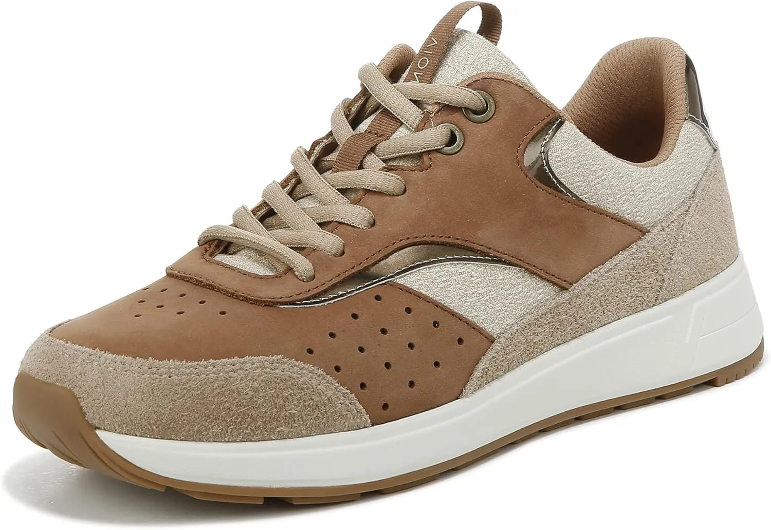 Vionic Women's Fashion Sneaker Nova – Comfortable Lace Up That Includes a Built-in Arch Support Insole That Helps Correct Pronation and Alleviate Heel Pain Caused by Plantar Fasciitis, Medium Width