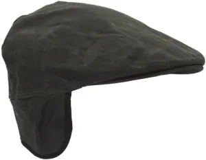Walker and Hawkes - Wax Edmond Flat Cap w/Foldable Ear Flaps