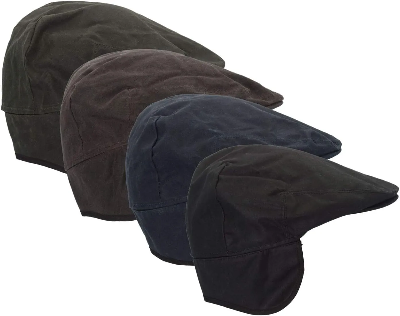 Walker and Hawkes - Wax Edmond Flat Cap w/Foldable Ear Flaps