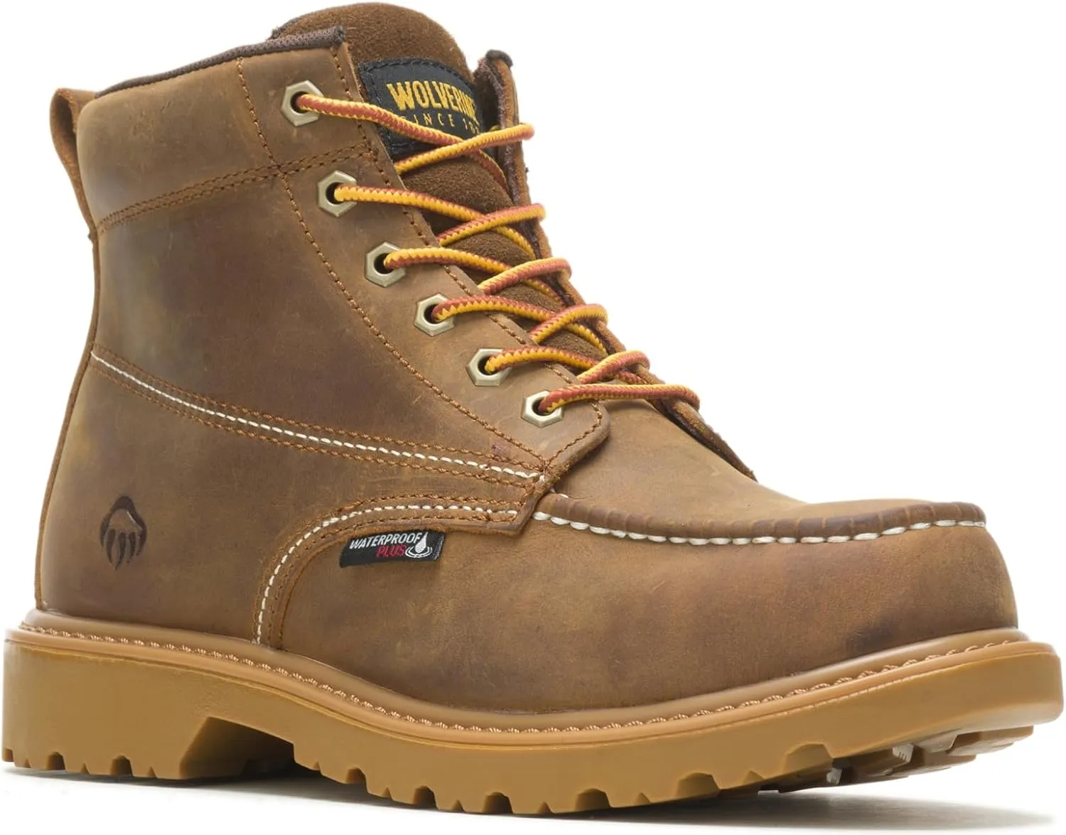 Wolverine Men's Floorhand Moc Toe 6 " Waterproof Boot