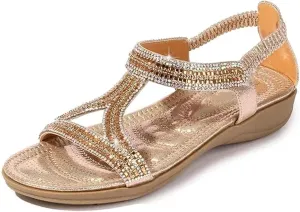 Women's Non-Slip Flip-Flops - Bohemian Flat Summer Beach Casual