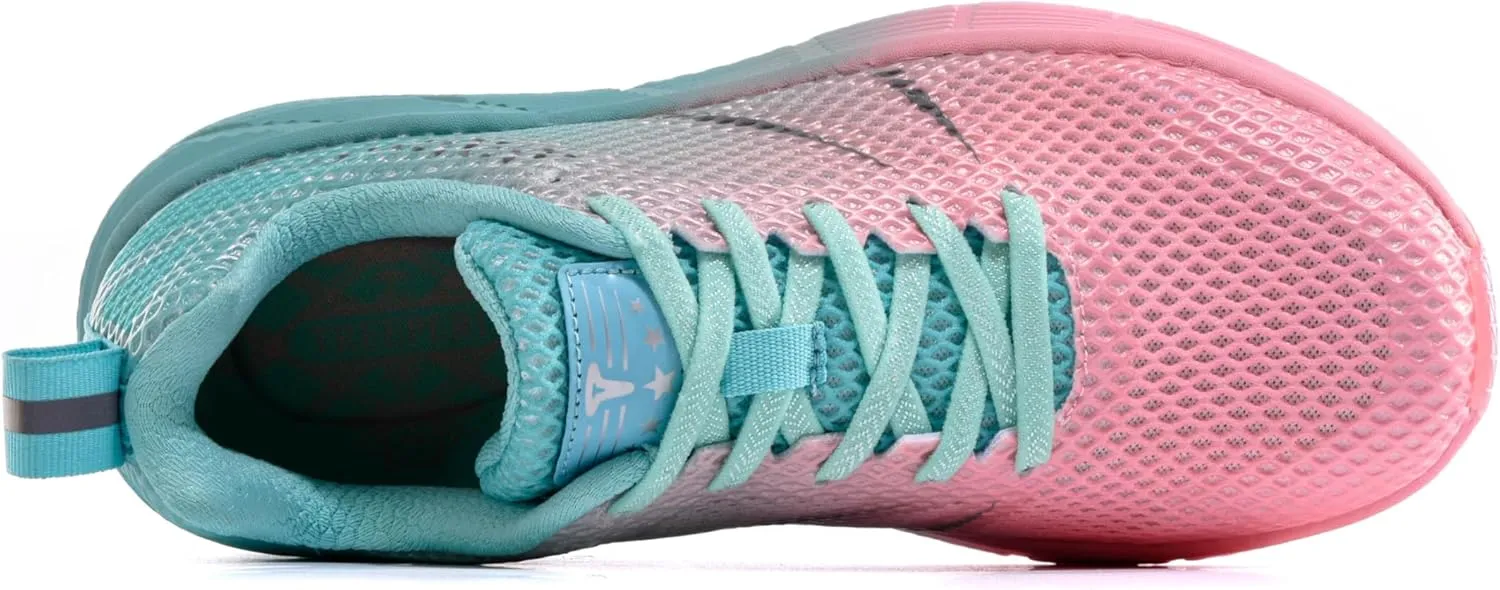 Women's Road Running Shoes Athletic Non-Slip Sole Walking Sneaker Lightweight Supportive Mesh Colorful Trail Tennis Shoes