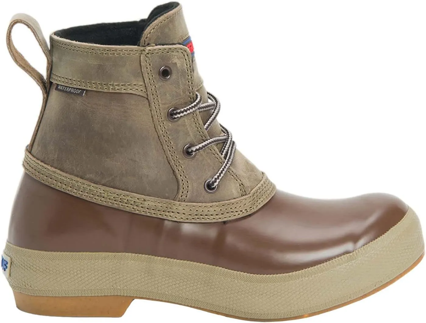 Xtratuf Women's 6in Casual Over-The-Ankle Waterproof Slip-Resistant Arch Support Leather Legacy Lace Boots