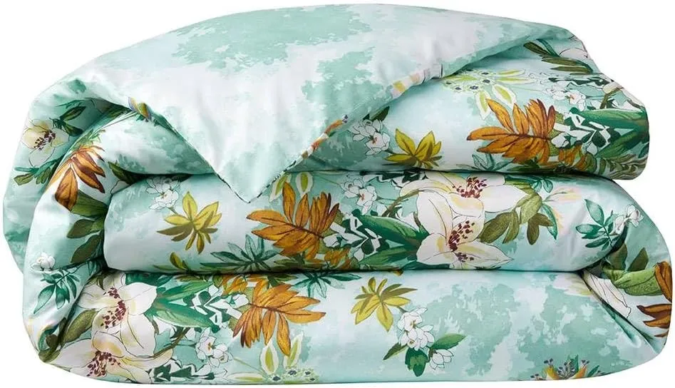 Yves Delorme Panorama Multicolor King 111 x 92 in Duvet Cover - Extra Soft and Warm Luxury Sheets, 100% Natural Organic French Bed Linens - Breathable and Durable
