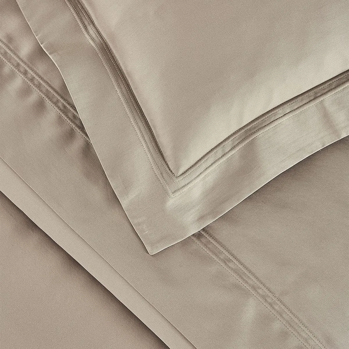 Yves Delorme Triomphe Pierre King 21 x 37 in Sham - Extra Soft and Warm Luxury Sheets, 100% Natural Organic French Bed Linens - Breathable and Durable