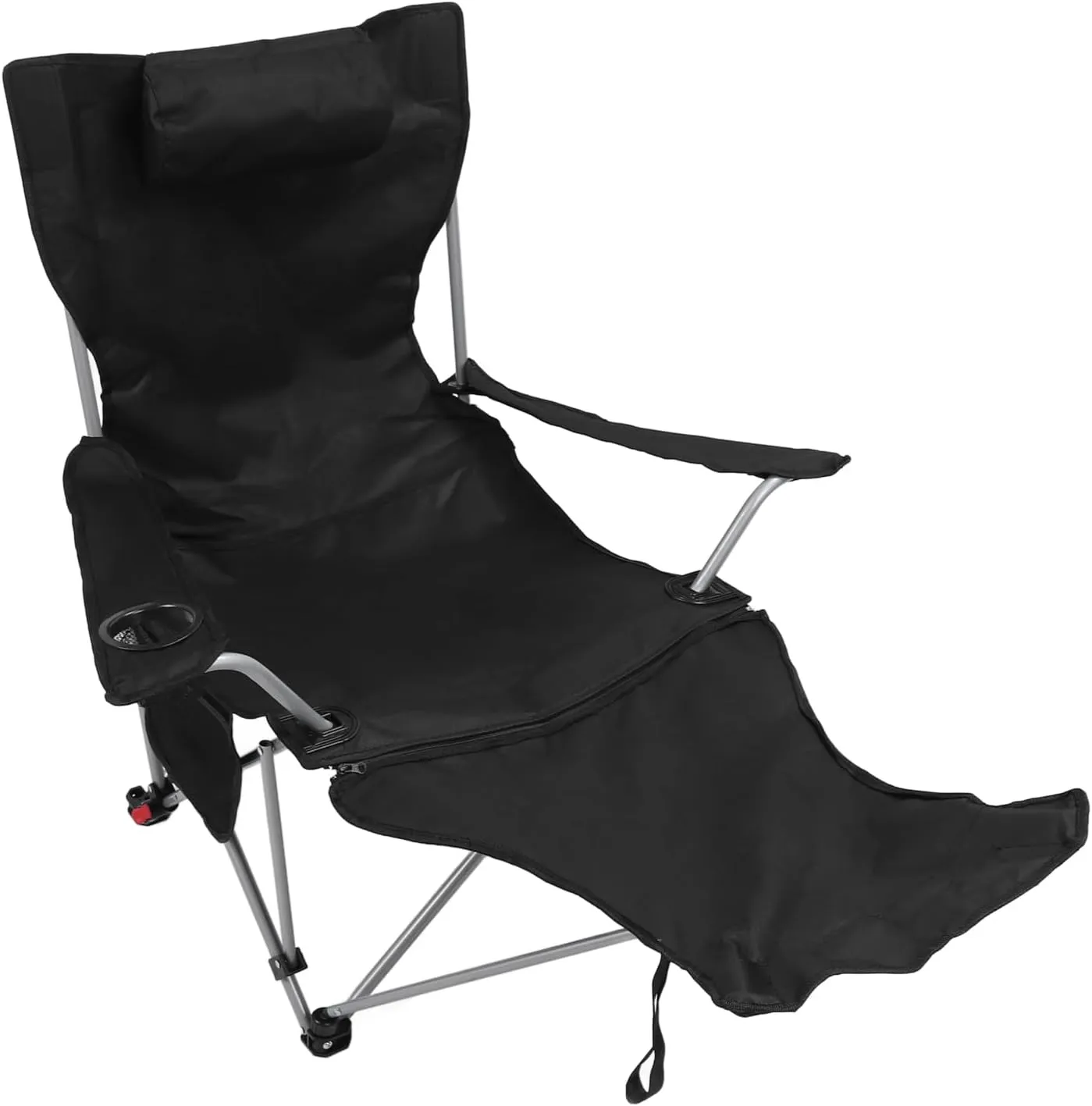 ZJchao Camping Chair, Outdoor Chairs, Folding Chairs for Outside, Camping Lounge Chair 900D Oxford Cloth 4 Position Adjustable Foldable Portable Reclining Camping Chair with Storage Bag