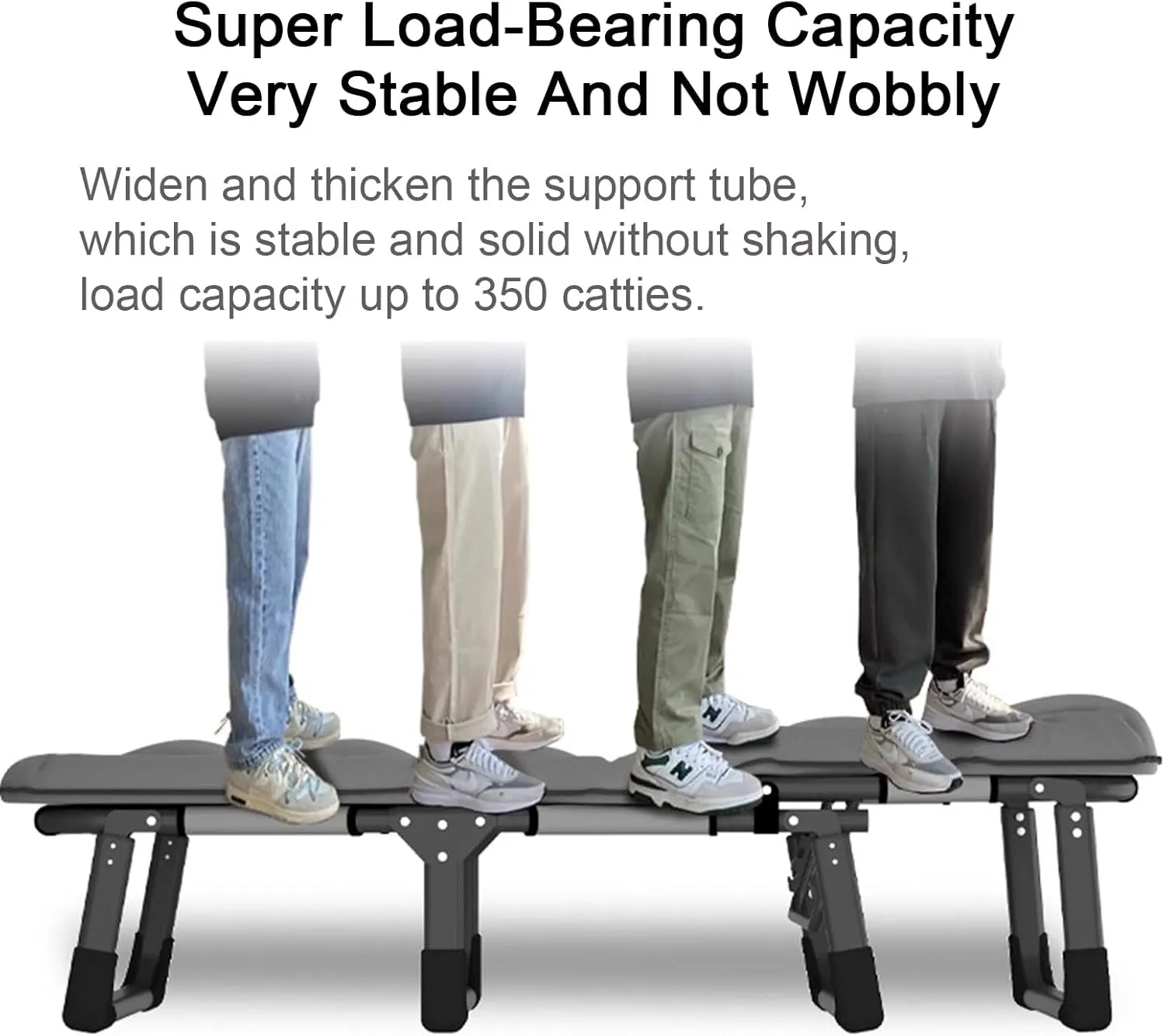 ZTGL A,190x68cm, Folding Camping Cots for Adults, Guest Bed Portable, Adjustable 4-Position Reclining Folding Chaise, Camping Lounge Chair, Office Nap Folding Lounge Chairs
